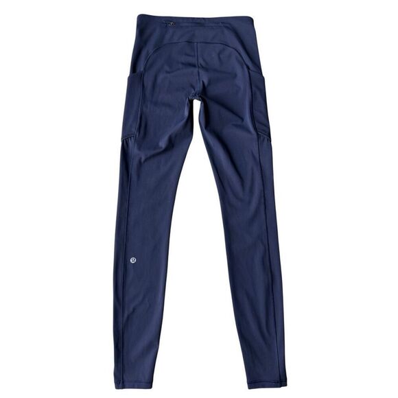 Lululemon Speed Up Tight Full-On Luxtreme 28" In Midnight Navy Size 4 - Picture 6 of 12